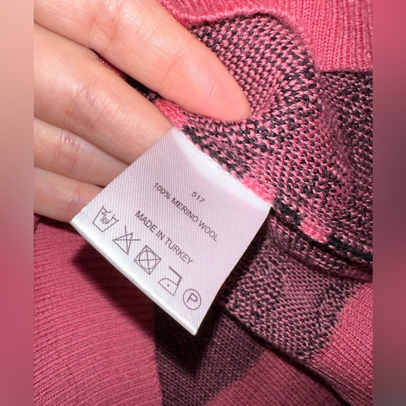 Saturday by Megan Ellaby Cara jacquard knit animal print polo top - Picture 7 of 9